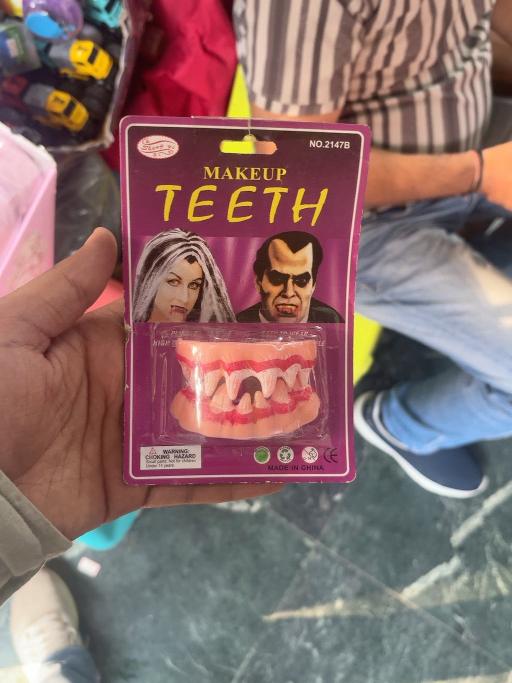 Actual product packaging
