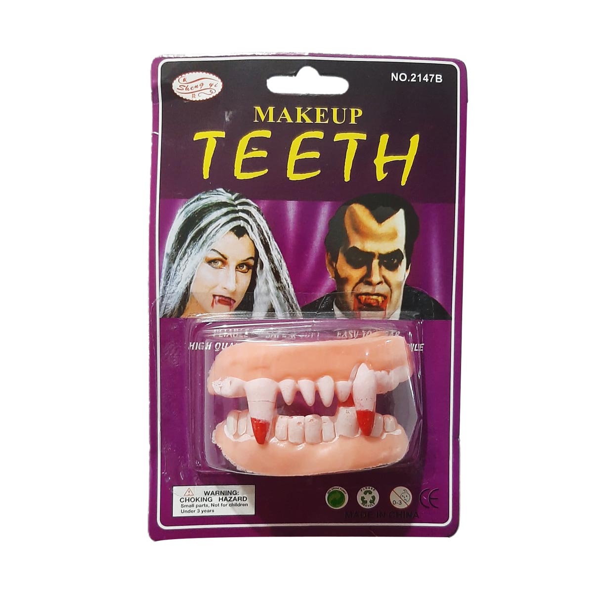 Halloween Vampire Costume Teeth – Bloody Fang Design – catalog view
