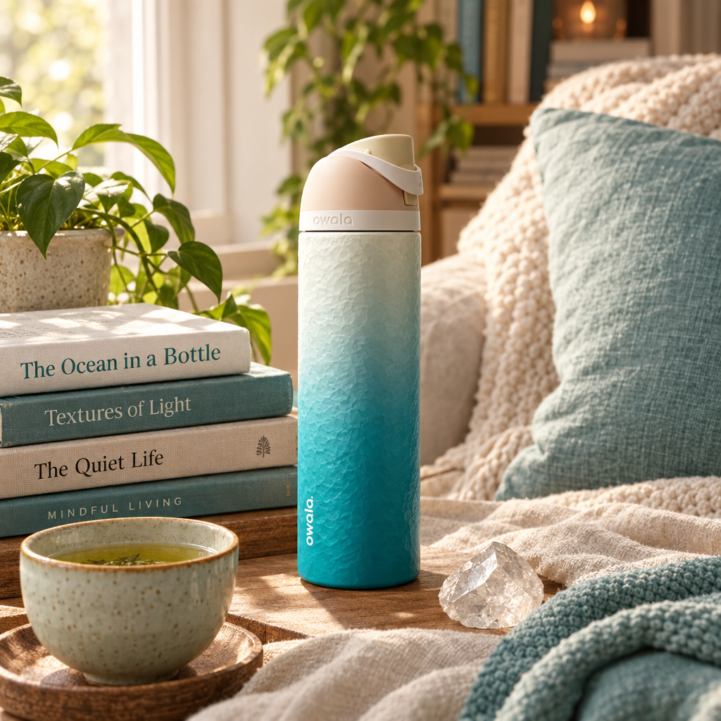 Owala 24oz Water Bottle – Rolling Giveaway Edition – reading nook lifestyle