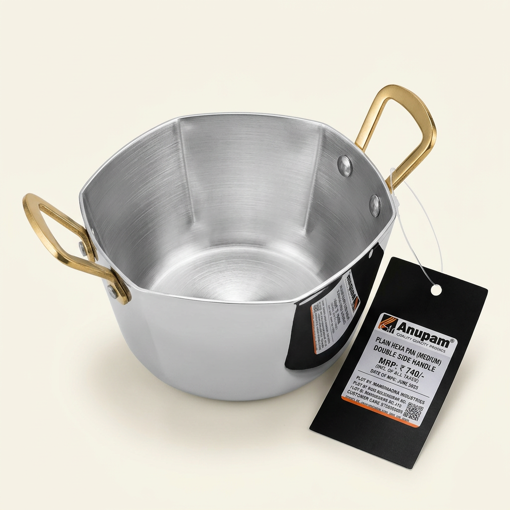 AI illustration: medium hexa pan and tag