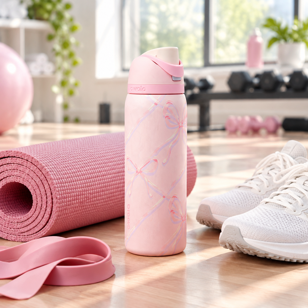 Owala Water Bottle – Sugar Plum Fairy Edition – gym lifestyle