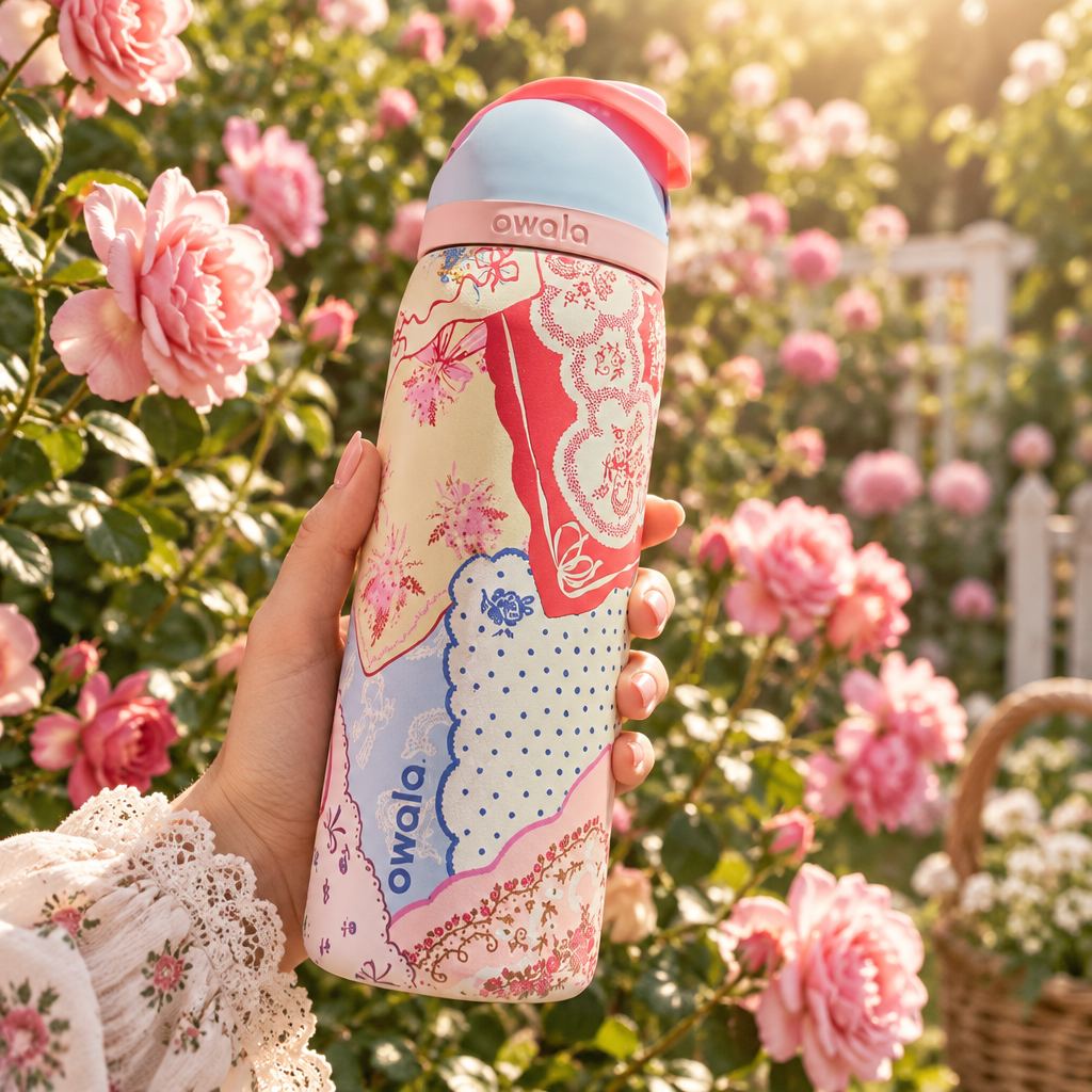 Owala Water Bottle – Hankies Edition – outdoor lifestyle