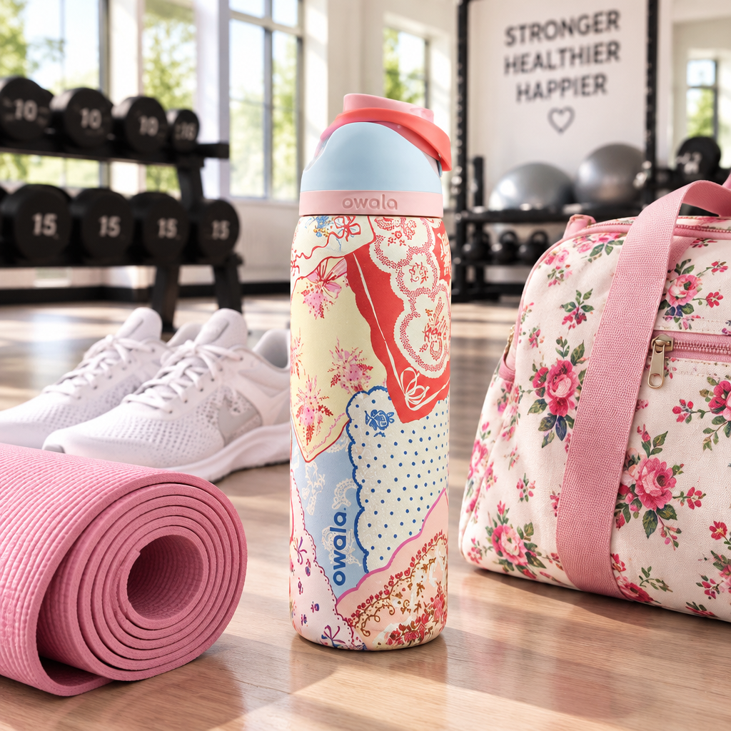 Owala Water Bottle – Hankies Edition – gym lifestyle