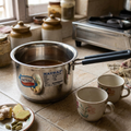 AI-generated everyday kitchen illustration of Natraj 13 cm saucepan