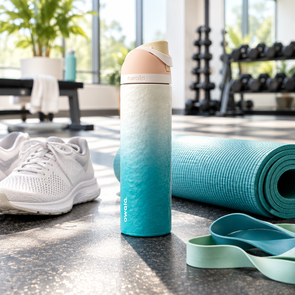 Owala 24oz Water Bottle – Rolling Giveaway Edition – gym lifestyle