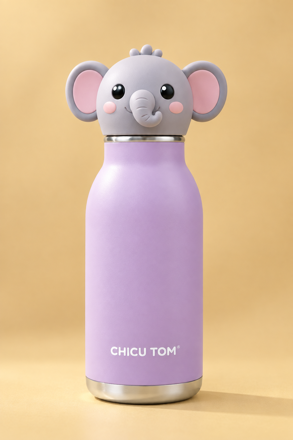 Kanjak gift bag (Signature): Chicu Tom 3D animal steel bottle