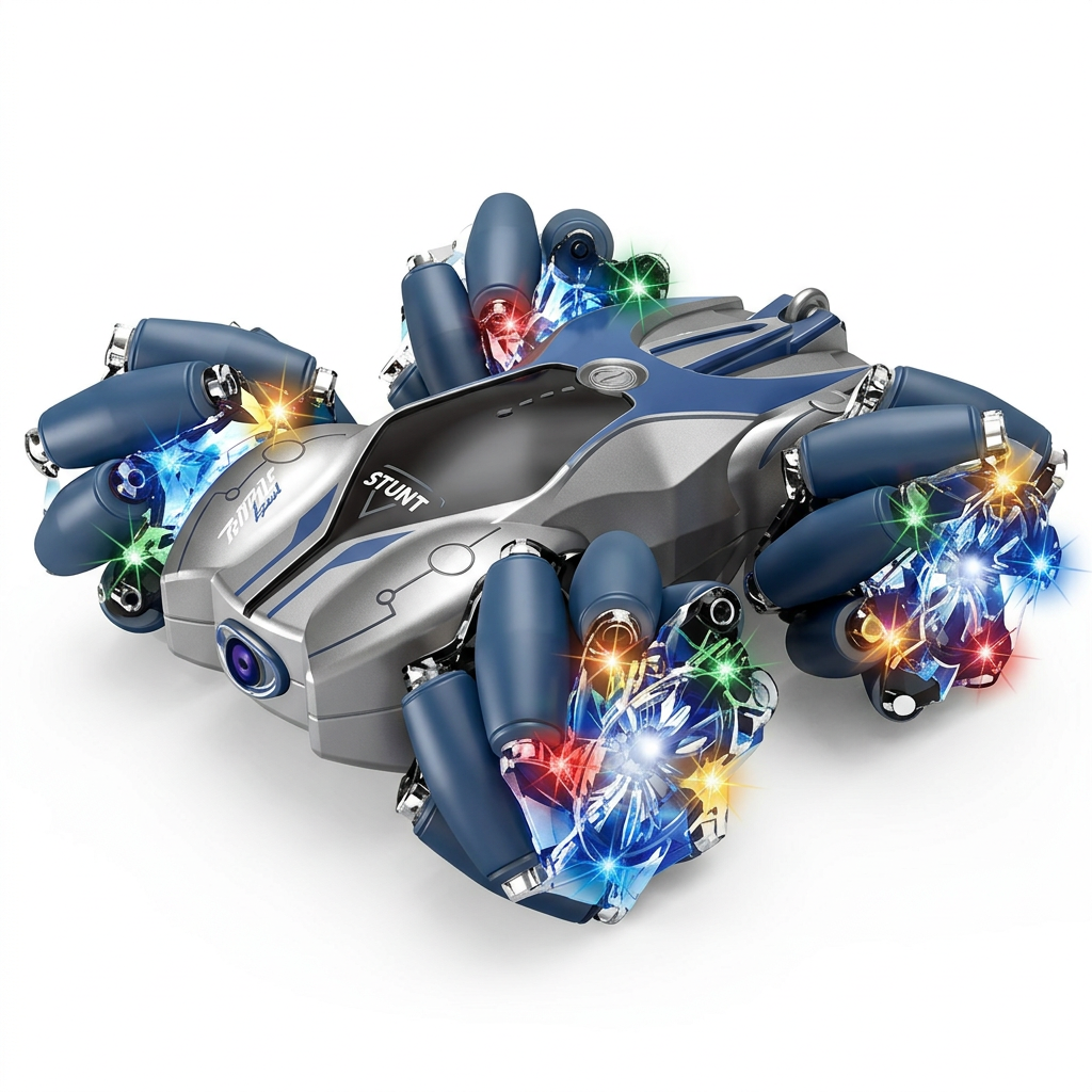 AI illustration: conceptual Intruder stunt car based on packaging artwork, unboxed appearance unverified
