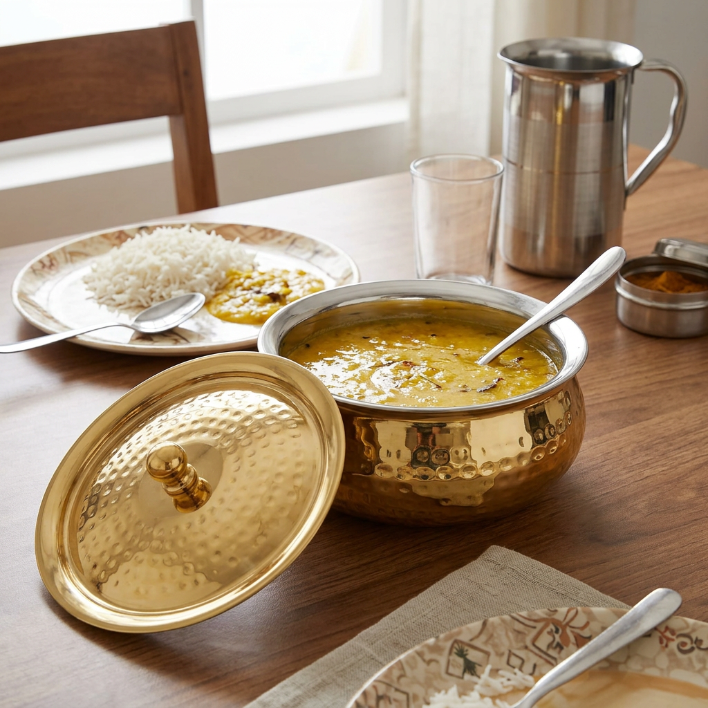 AI-generated everyday dining illustration of Anupam Havmore handi