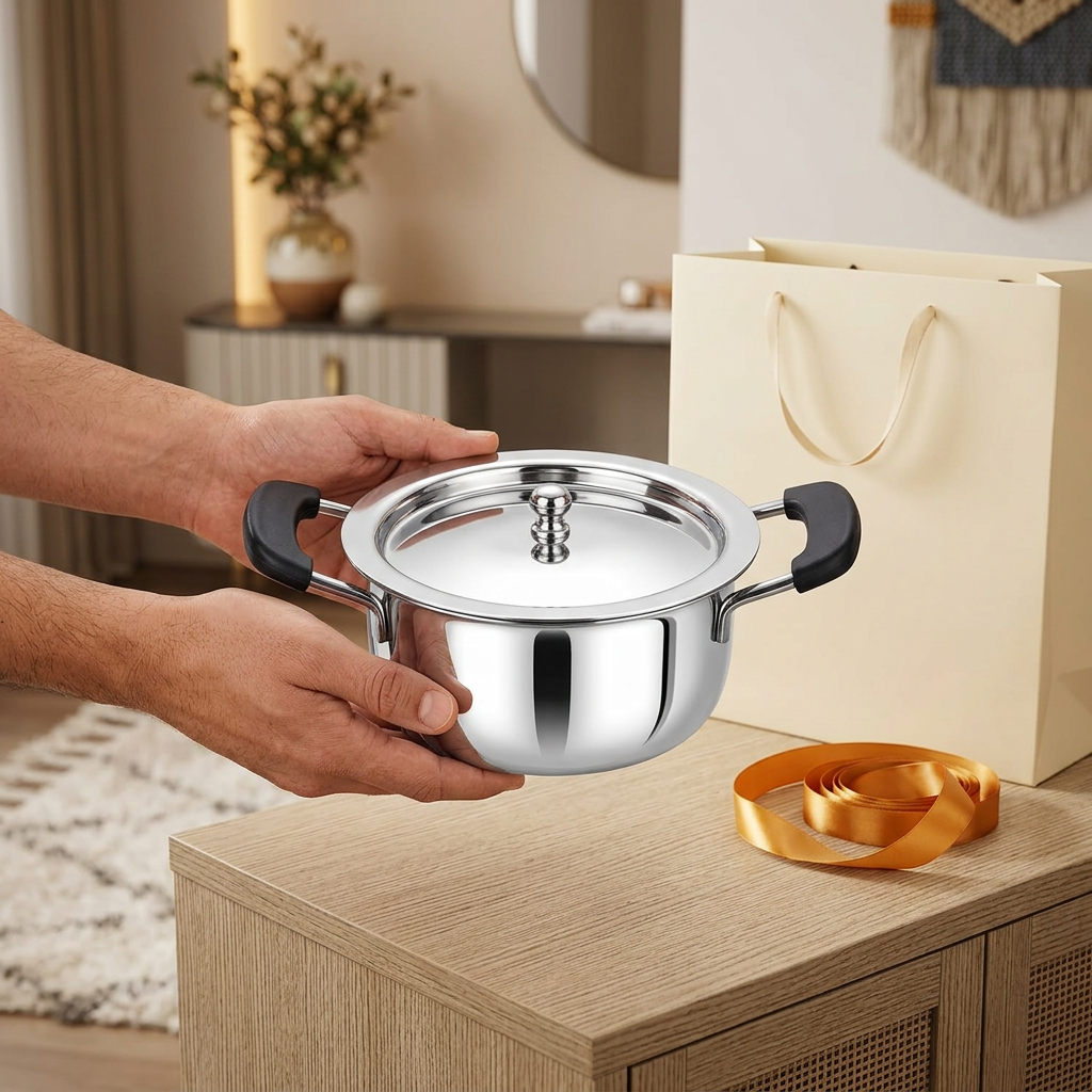 AI-generated housewarming gifting illustration of mini casserole