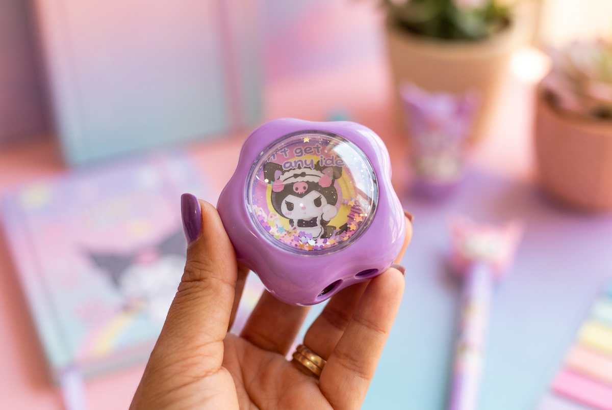 Kuromi sharpener hand held lifestyle shot