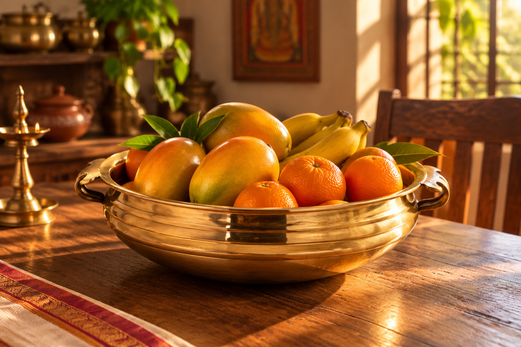 Brass Urli – Fruit Bowl