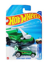 Hot Wheels Rescue Mower HW Heroes on card packaging