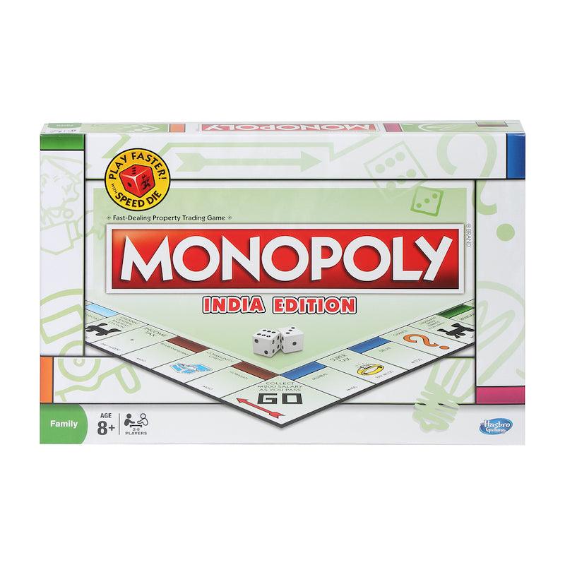 Hasbro Monopoly India Edition Board Game with Speed Die – Age 8+
