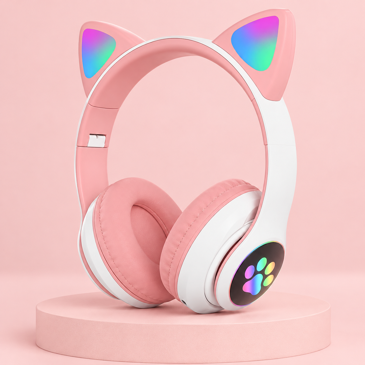 K-Pop Cat-Ear Over-Ear Headphones