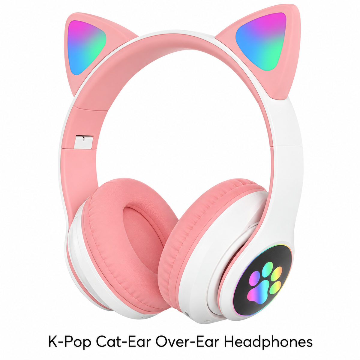 K-Pop Cat-Ear Over-Ear Headphones