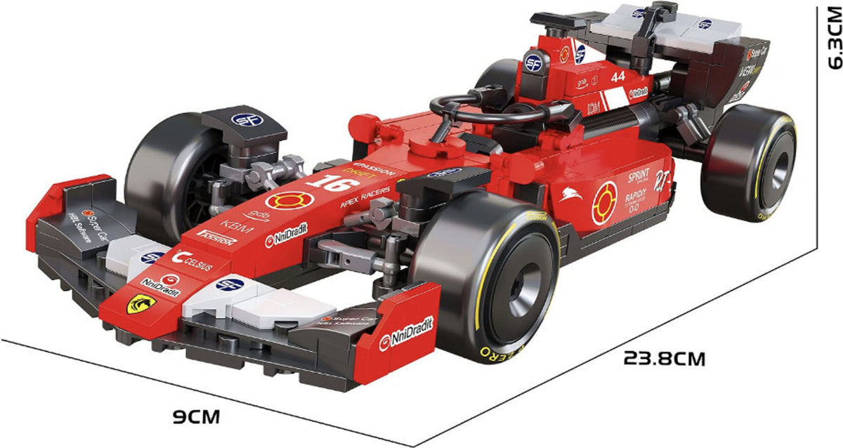 ThinkerPlace Lightning F1 Building Set – 457 pcs, Red – view 2