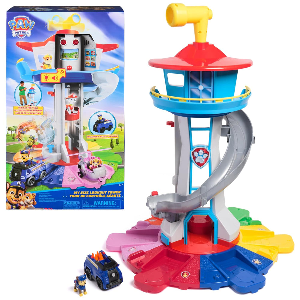 PAW Patrol My Size Lookout Tower Playset with Chase – Age 3+