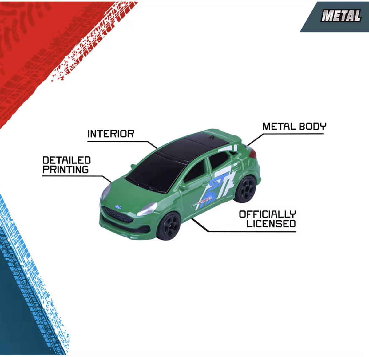 Majorette Ford Puma ST 1:64 Die-Cast Car (Green) – view 5