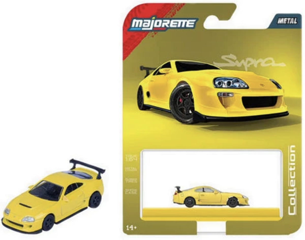 Majorette 1995 Toyota Supra 1:64 Scale (Yellow) – view 2