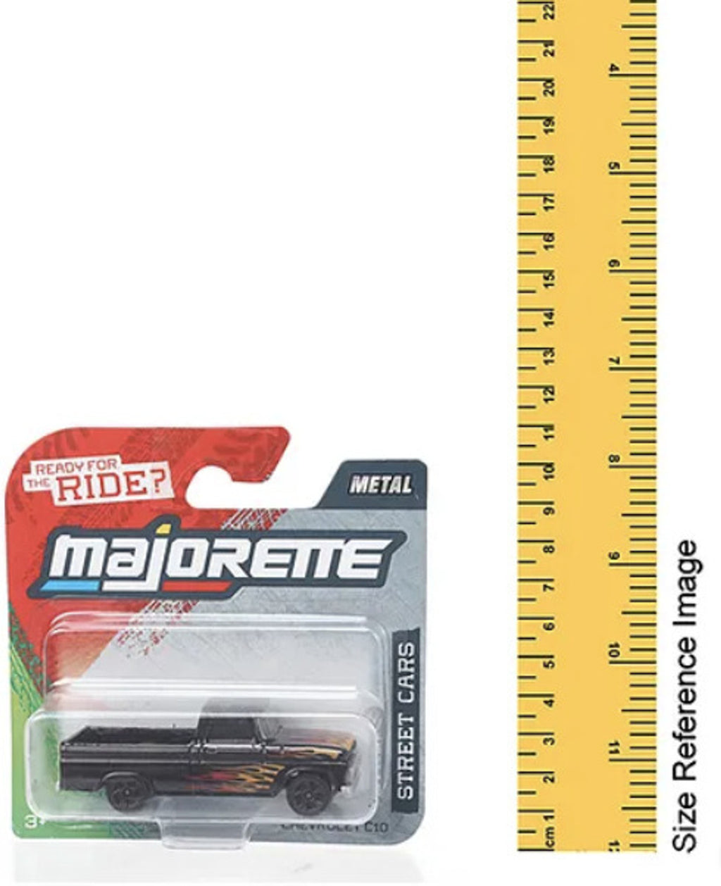 Majorette Chevrolet C10 Metal Street Car (Black) – view 2
