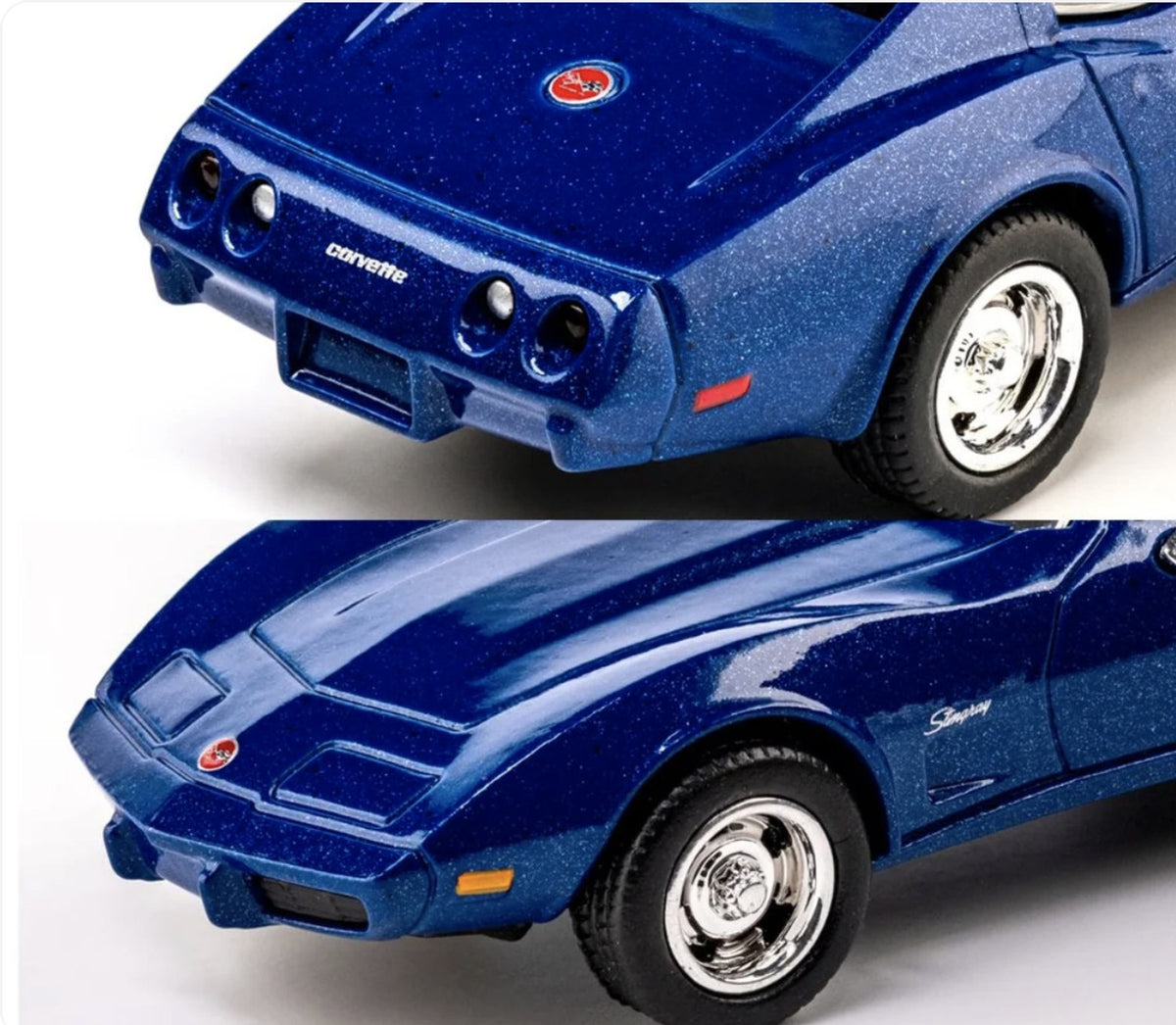 Majorette Chevrolet Corvette C3 (Blue) – view 2