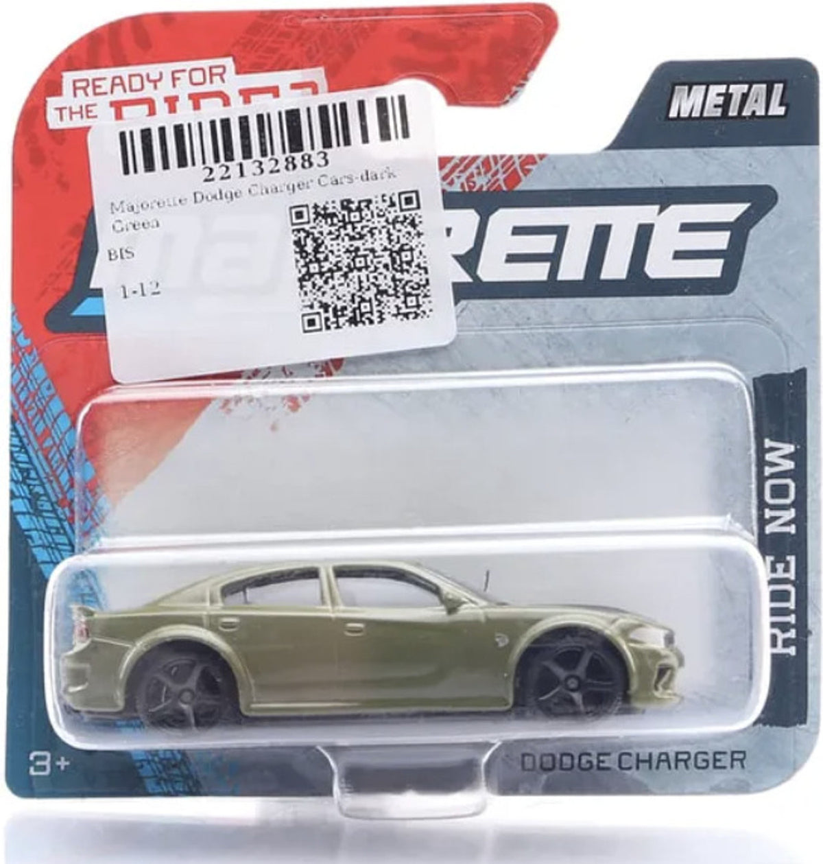 Majorette Dodge Charger (Dark Green) – view 1