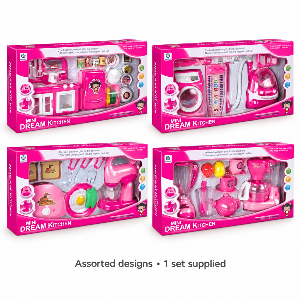 Mini Kitchen Pretend Play Set – Assorted, 1 Set