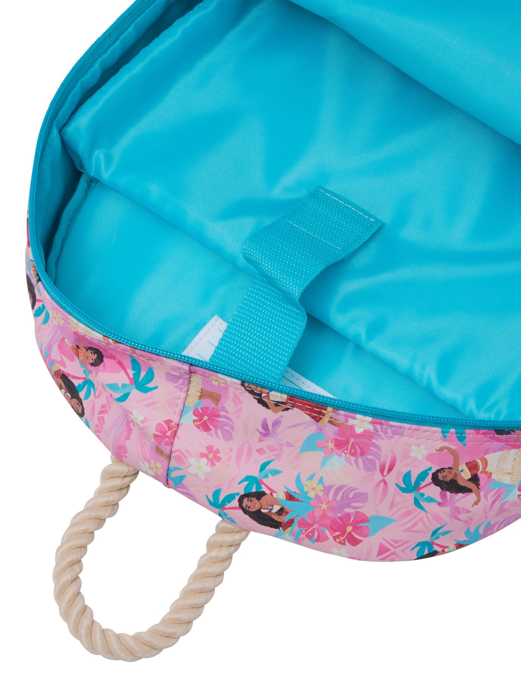 Smiggle Moana School Backpack – Large – interior detail