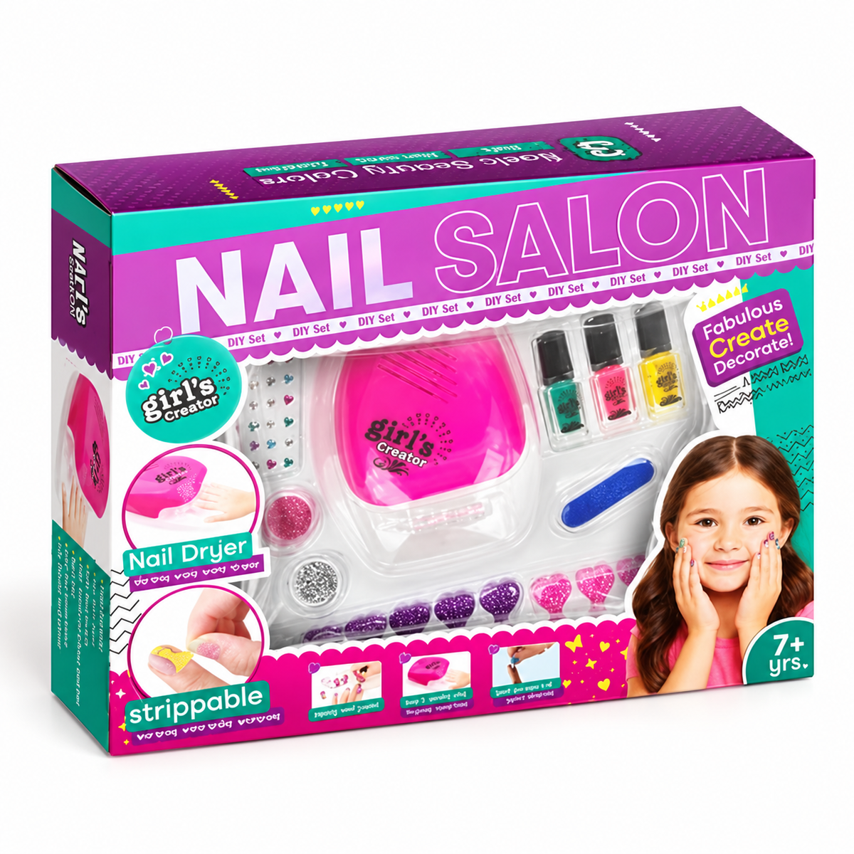 Nail Salon Manicure Activity Set