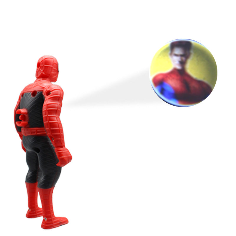 Superhero Figure Set with Projector – 8892B – projector demonstration