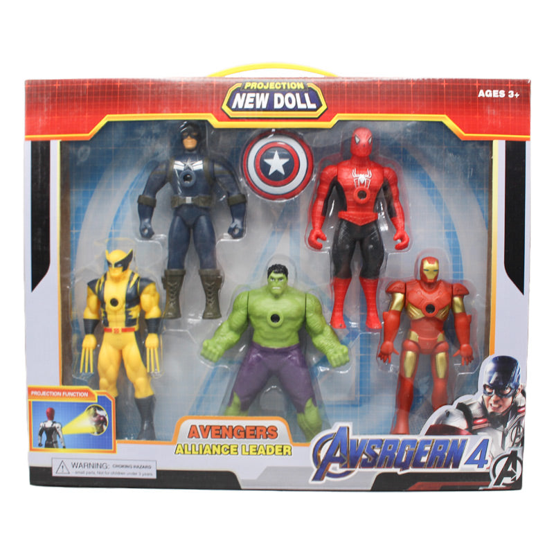 Superhero Figure Set with Projector – 8892B – retail box