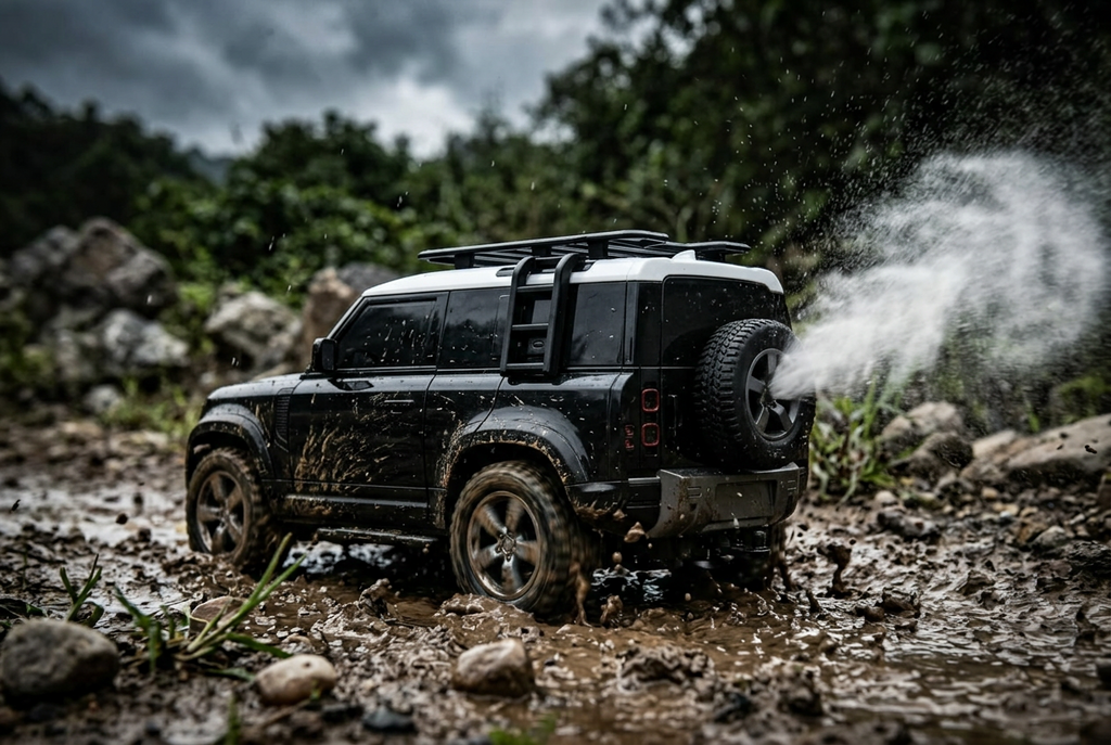 Rock Rover Remote Control Spray Car – 1:18 Scale