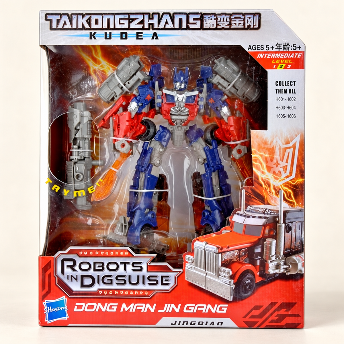 Transforming Robot & Truck Toy – H601 — studio view