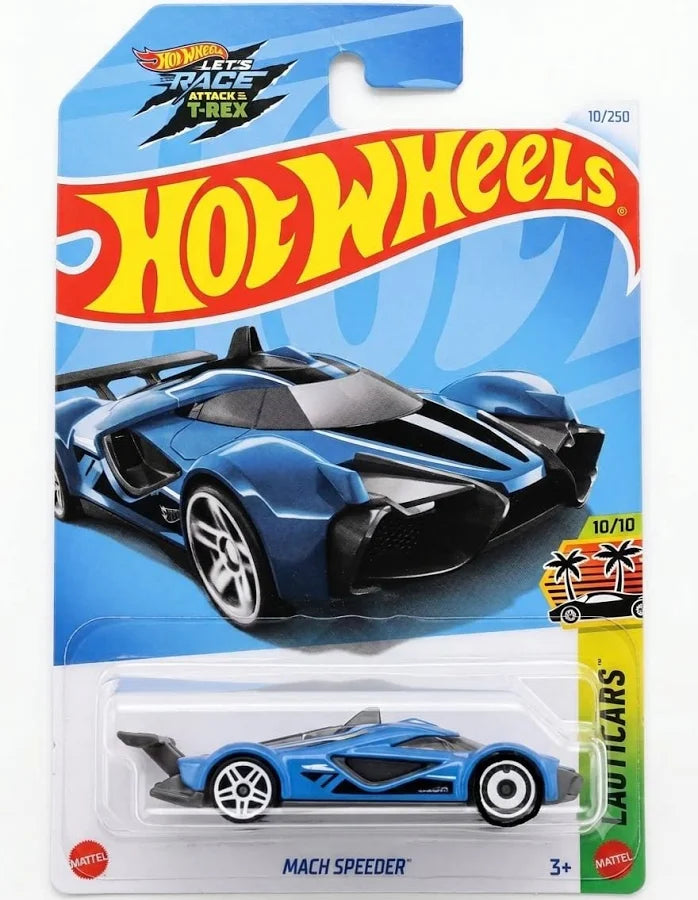 Hot Wheels Mach Speeder – Lauticars Let's Race Packaging