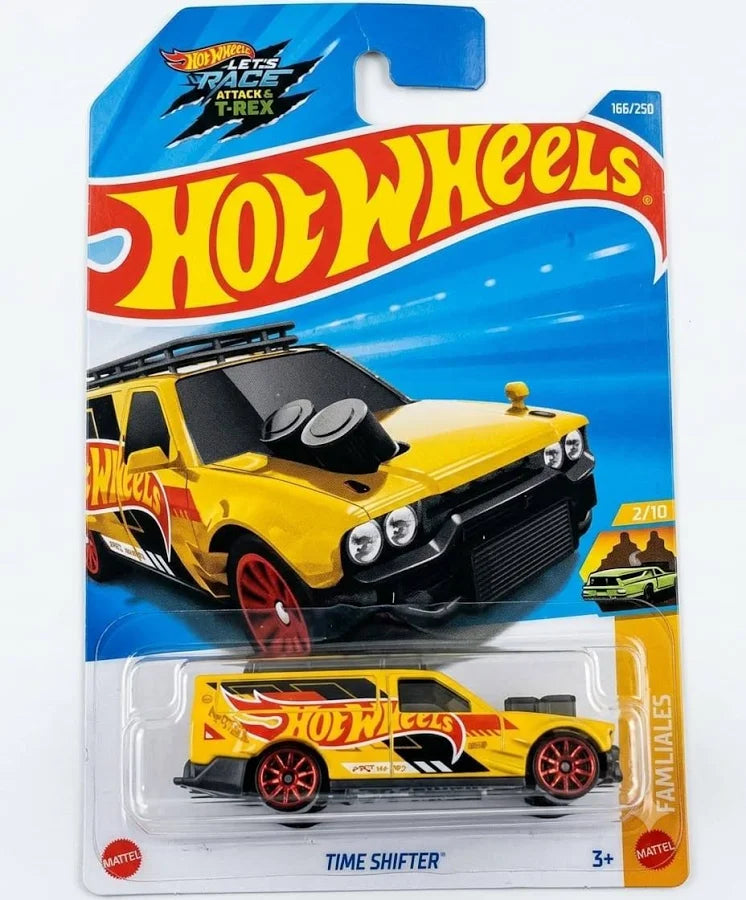 Hot Wheels Time Shifter Familiales 2/10 on card packaging