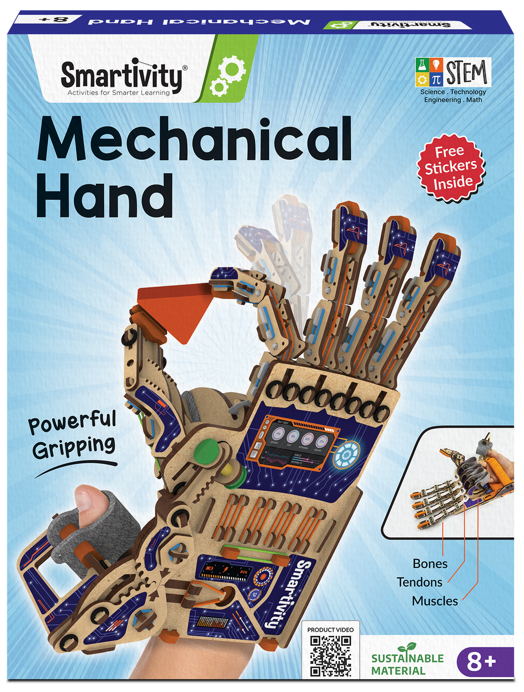 Smartivity Robotic Mechanical Hand – DIY STEM Kit – product image 1