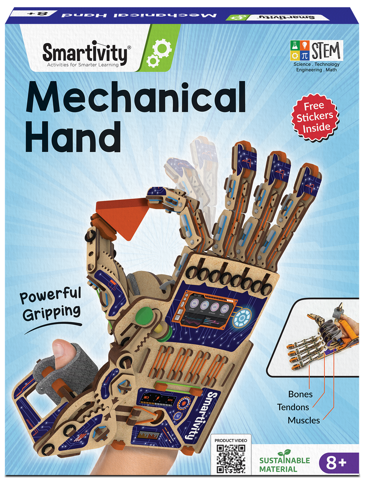 Smartivity Robotic Mechanical Hand – DIY STEM Kit – product image 1