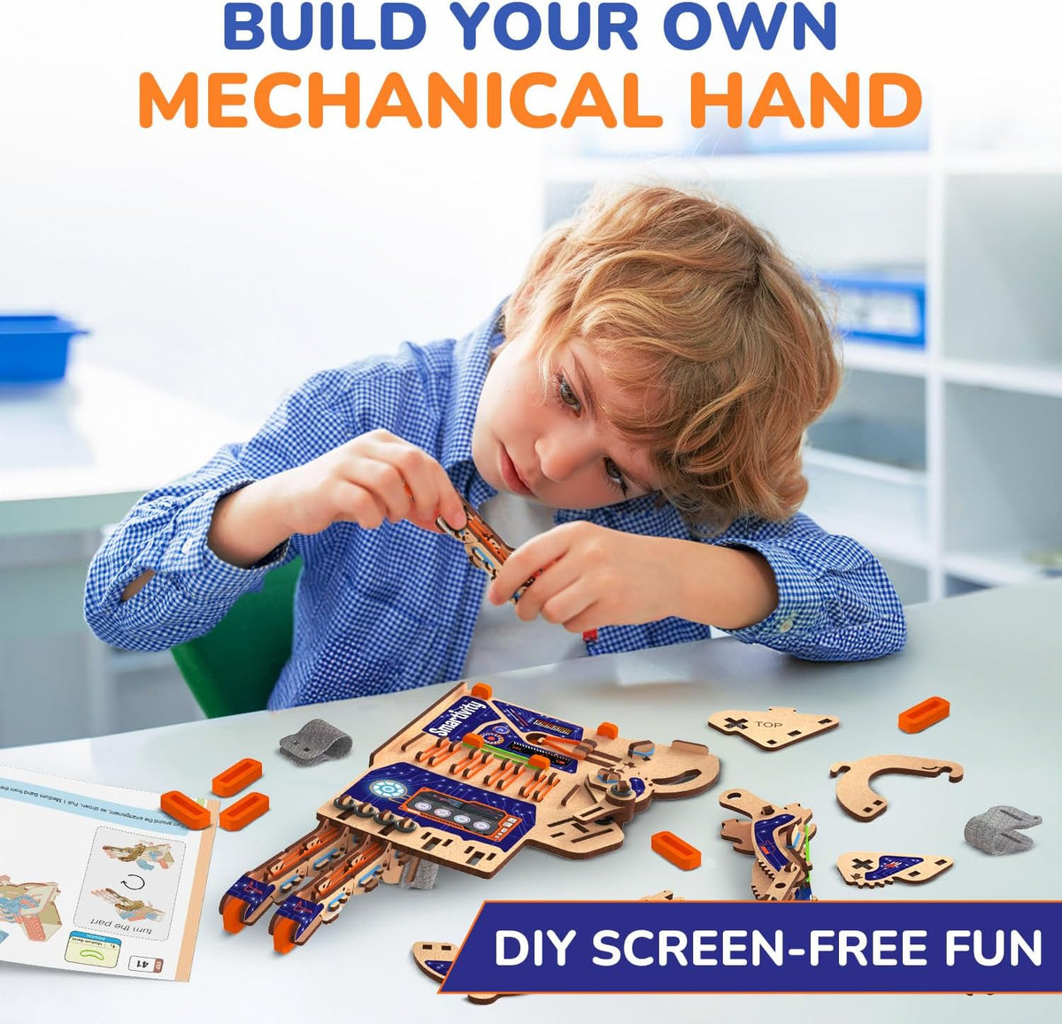 Smartivity Robotic Mechanical Hand – DIY STEM Kit – product image 2