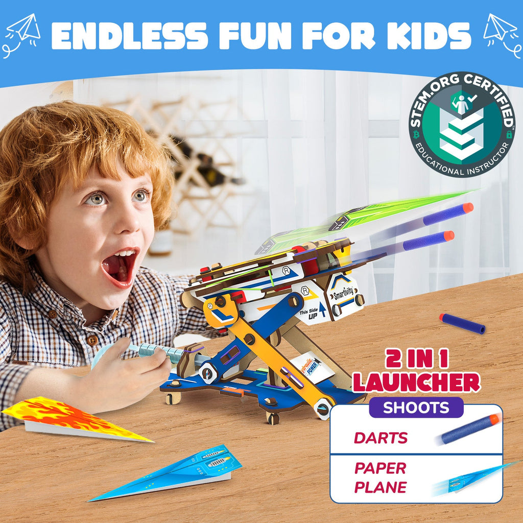 Smartivity Hydraulic Planes & Darts Launcher – DIY Kit – product image 2