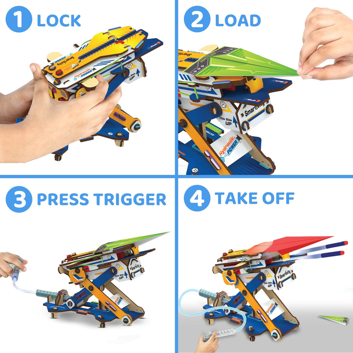 Smartivity Hydraulic Planes & Darts Launcher – DIY Kit – product image 3
