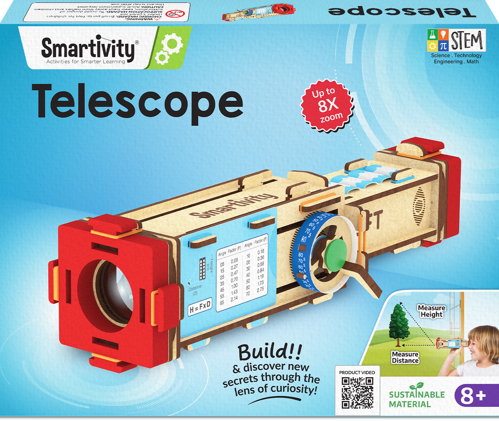 Smartivity Pirate’s Telescope – 8x DIY Kit – product image 1
