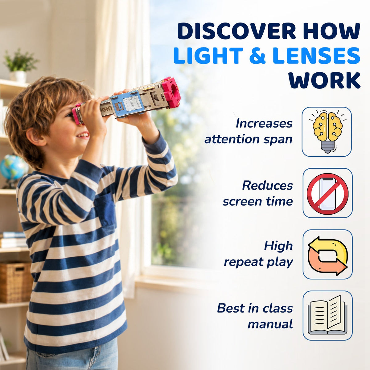 Smartivity Pirate’s Telescope – 8x DIY Kit – product image 3