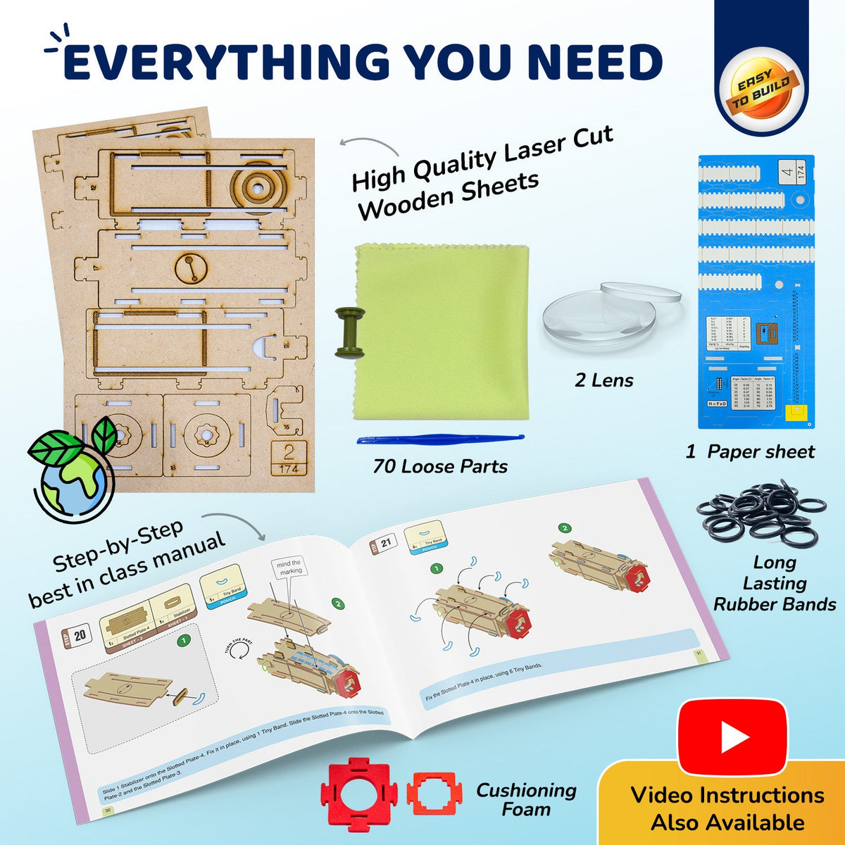 Smartivity Pirate’s Telescope – 8x DIY Kit – product image 5