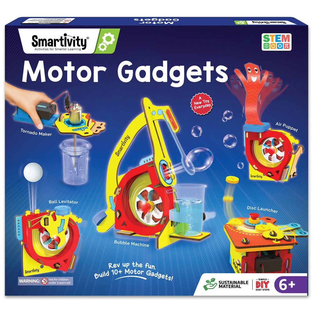Smartivity 10-in-1 Motor Powered Gadgets – DIY Kit – product image 1