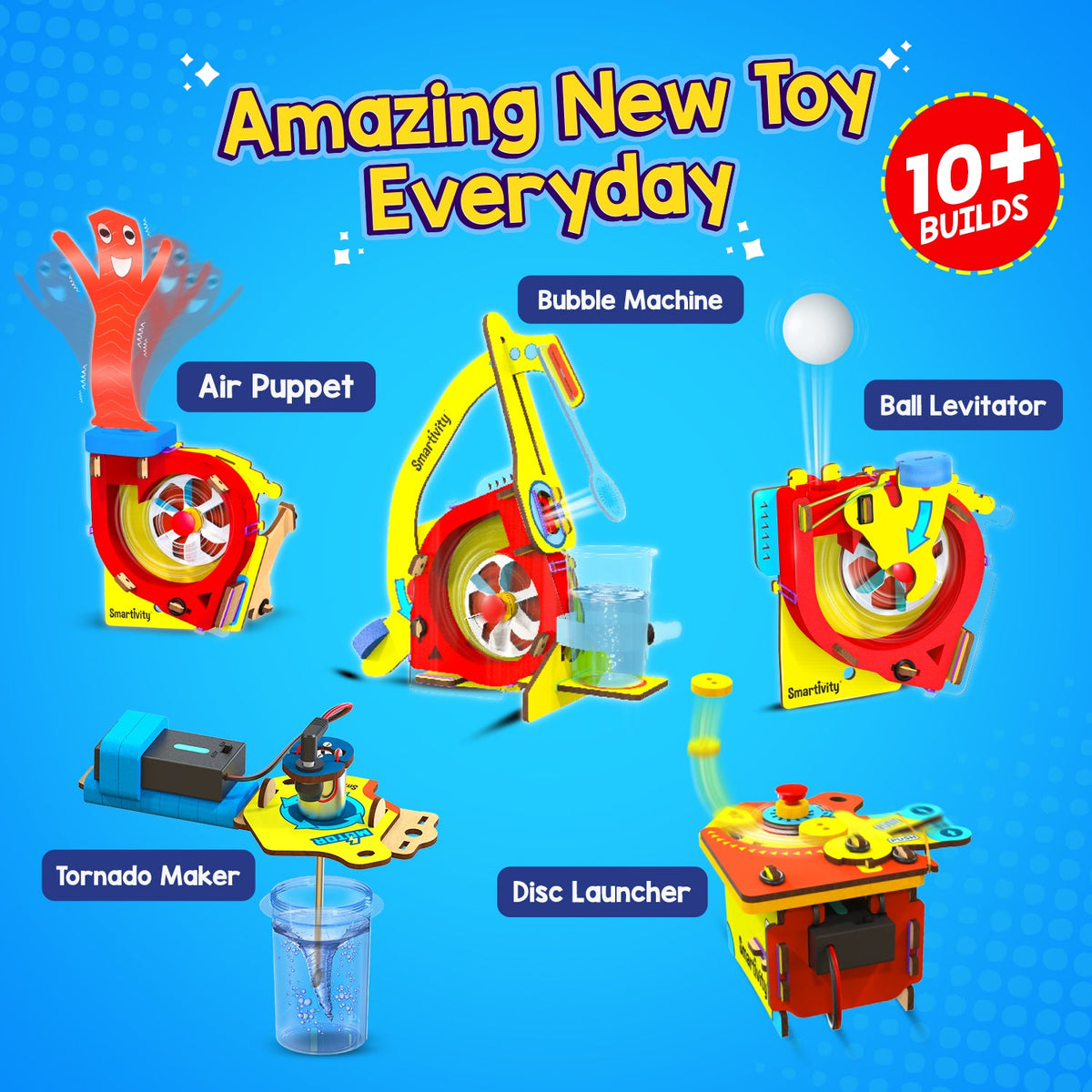 Smartivity 10-in-1 Motor Powered Gadgets – DIY Kit – product image 3