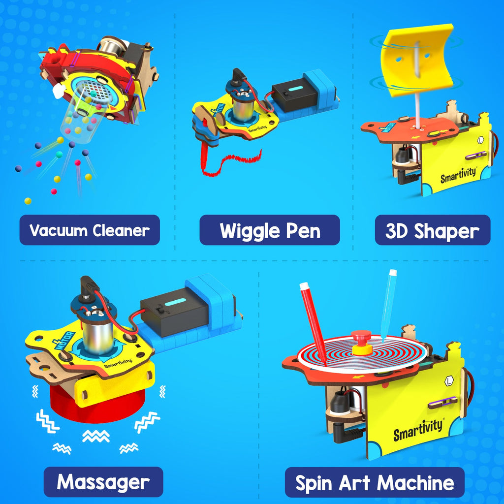 Smartivity 10-in-1 Motor Powered Gadgets – DIY Kit – product image 4