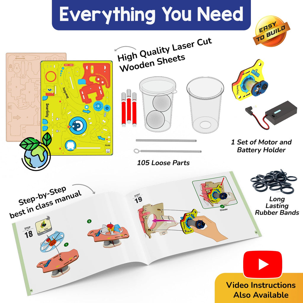 Smartivity 10-in-1 Motor Powered Gadgets – DIY Kit – product image 5