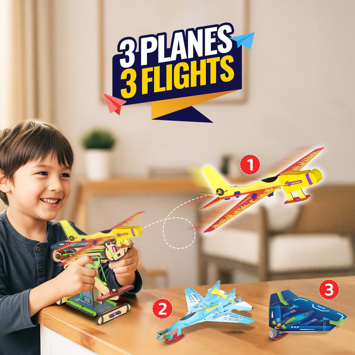 Smartivity Airplanes Launcher – DIY STEM Kit – product image 2