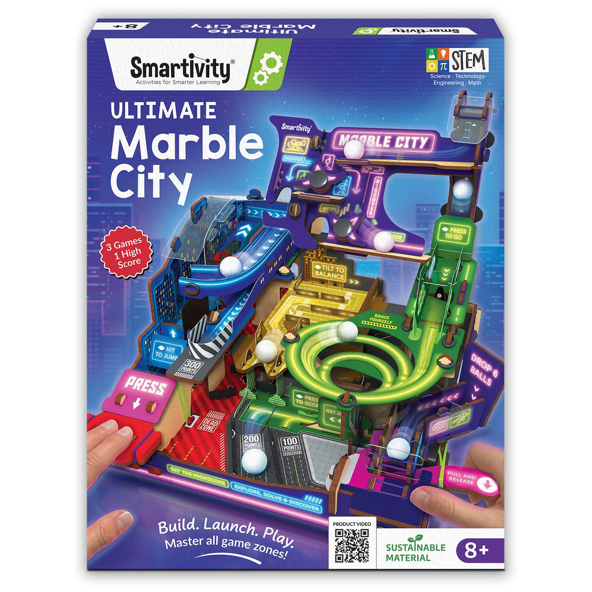 Smartivity Ultimate Marble City – 3-in-1 DIY Game – product image 1