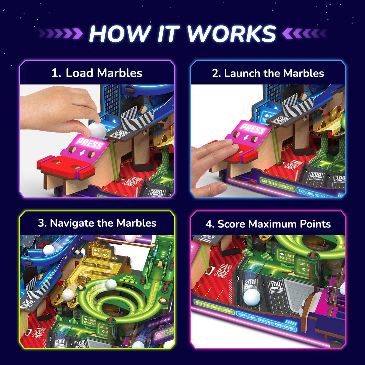 Smartivity Ultimate Marble City – 3-in-1 DIY Game – product image 3
